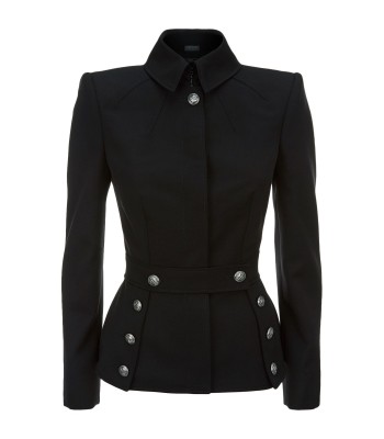 Women Military Style Coat Gothic Women Fashion Wool Jacket Women Gothic Jacket 